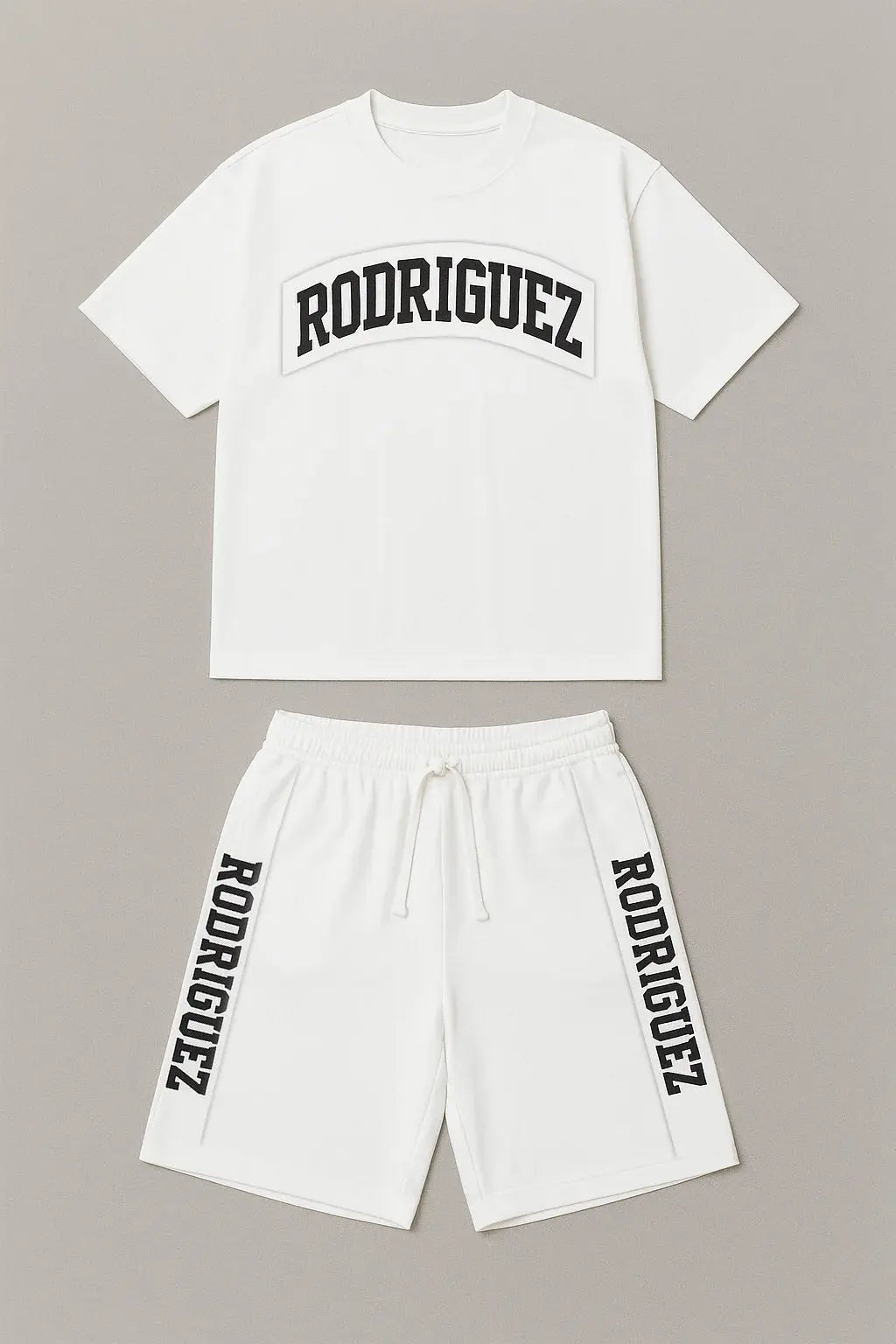 Completo Estivo Diego Rodriguez Uomo | Logo Iconic | Bianco