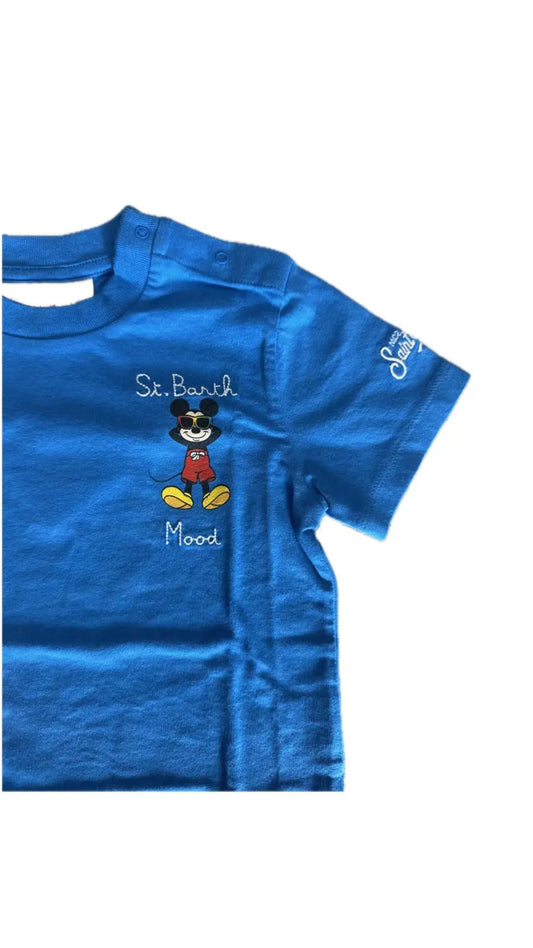 T Shirt Saint Barth Bambino | Logo Topolino | Mc2 Outlet Mc2 Saint Barth