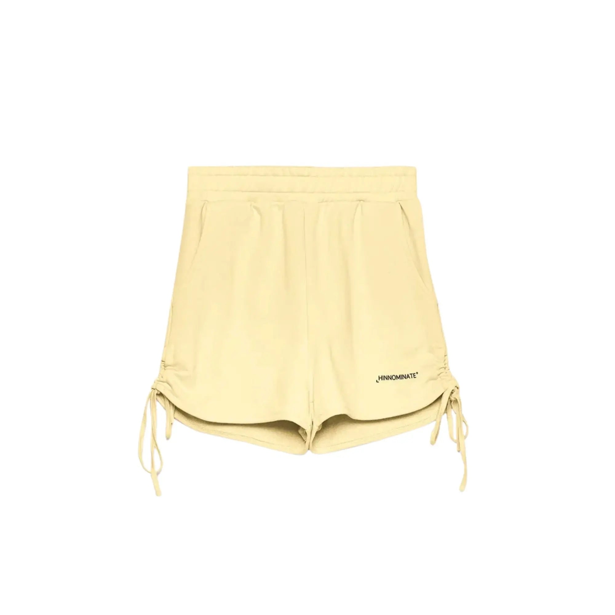 Hinnominate Donna | Pantaloncini Frange Con Logo | Giallo Hinnominate