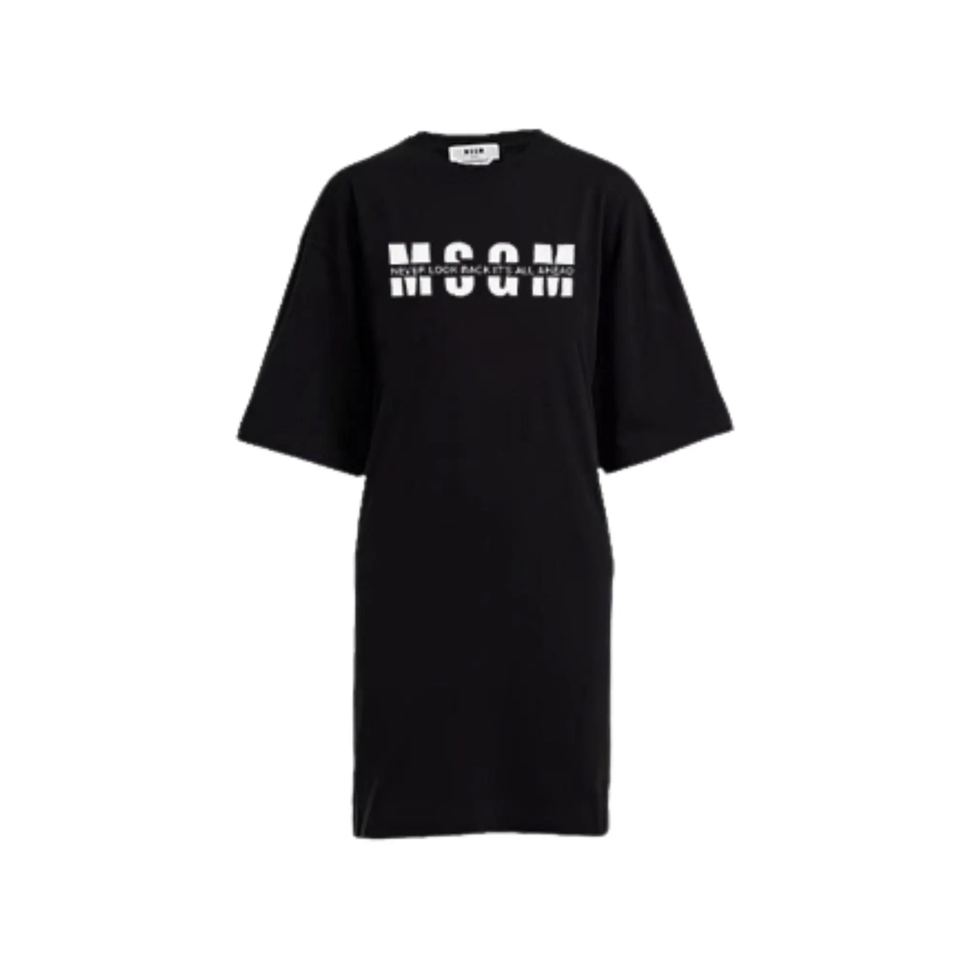 Abito Msgm Donna | Logo Msgm Frontale | Nero | Outlet MSGM