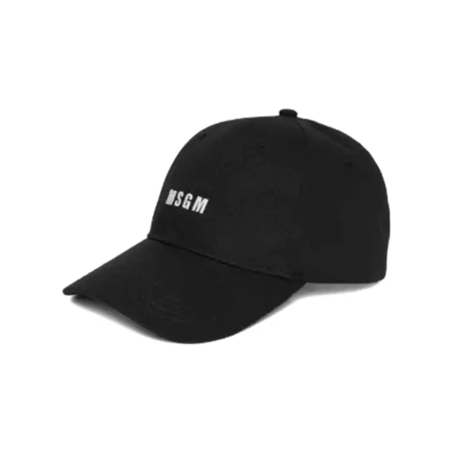 Cappello Msgm con Logo Ricamo | Colore Nero | Accessori MSGM