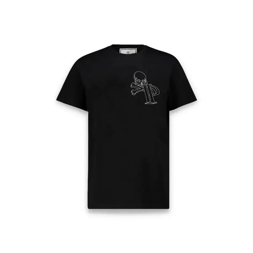 T Shirt Philipp Plein | Logo Teschio | Nero Philipp Plein
