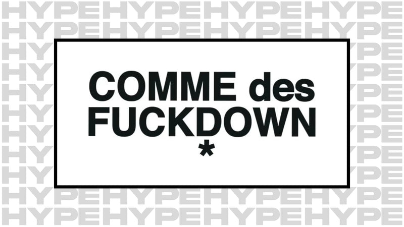 Comme des Fuckdown outlet uomo felpa maglietta saldi sconti