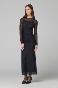 Abito Lungo Girocollo In Tulle | Mar de Margaritas Hype Outlet