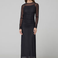 Abito Lungo Girocollo In Tulle | Mar de Margaritas Hype Outlet