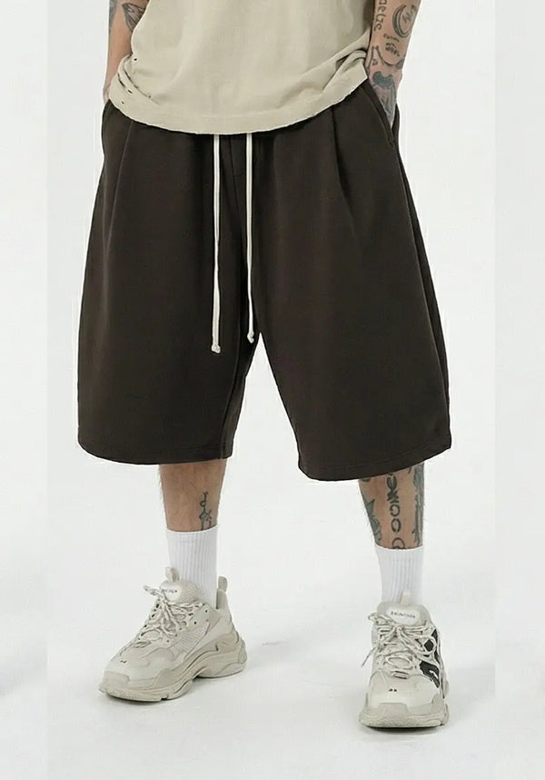 Pantaloncini Duca Homme Uomo | Modello Balloon Fit | Colore Marrone