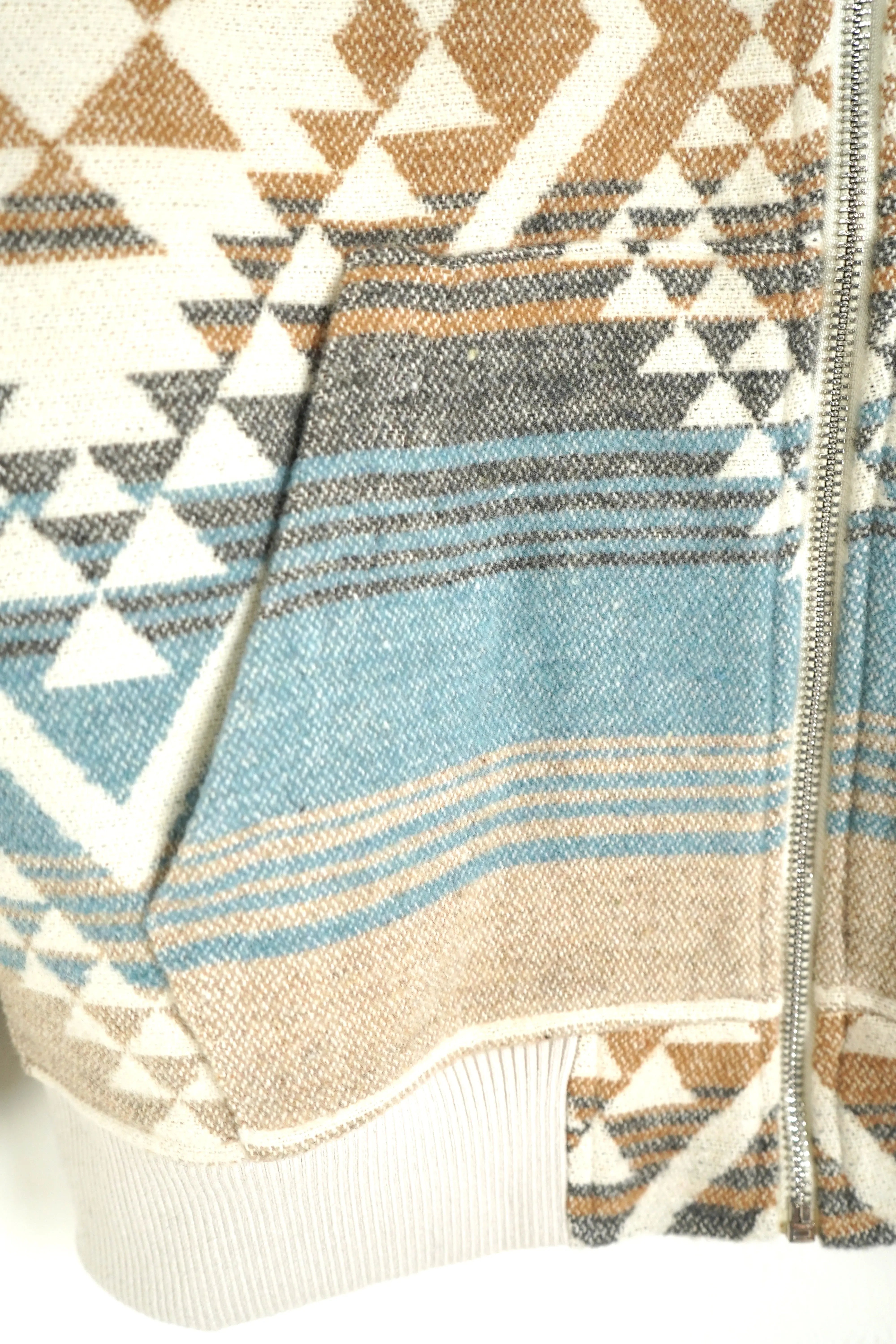 Felpa Duca Homme Bambino | Modello Oversize | Zip | Fantasia | Beige Duca Homme