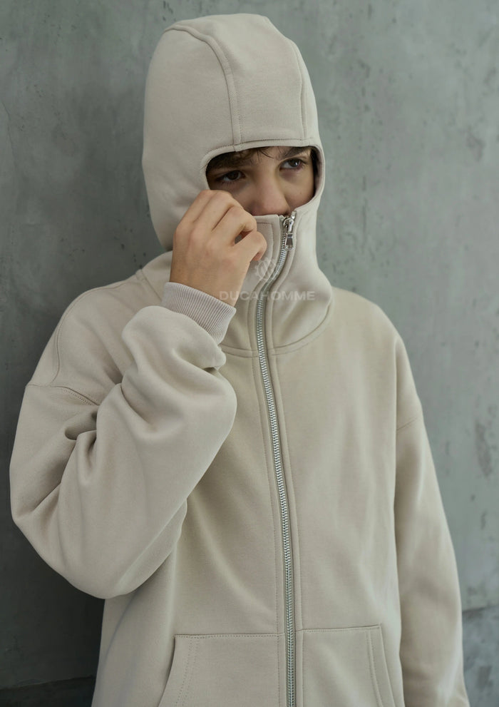 Felpa Duca Homme Bambino Balaclava Beige Duca Homme