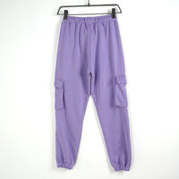 pantalone viola cargo tasche laterali lacci duca homme uomo 1