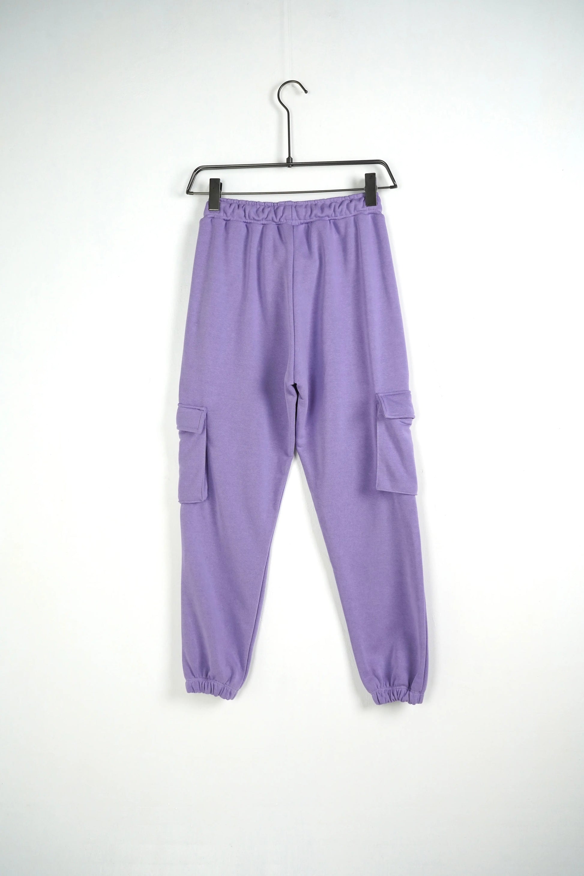 pantalone viola cargo tasche laterali lacci duca homme uomo 1