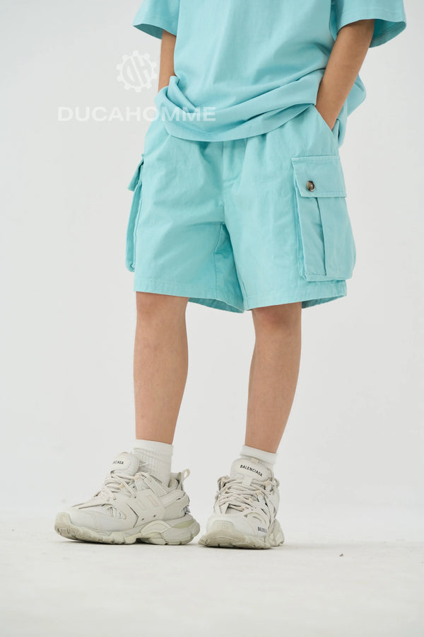 Pantaloncini Cargo Tiffany Duca Homme Bambino | Modello Oversize