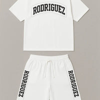 Completo Estivo Diego Rodriguez Uomo | Logo Iconic | Bianco Diego Rodriguez
