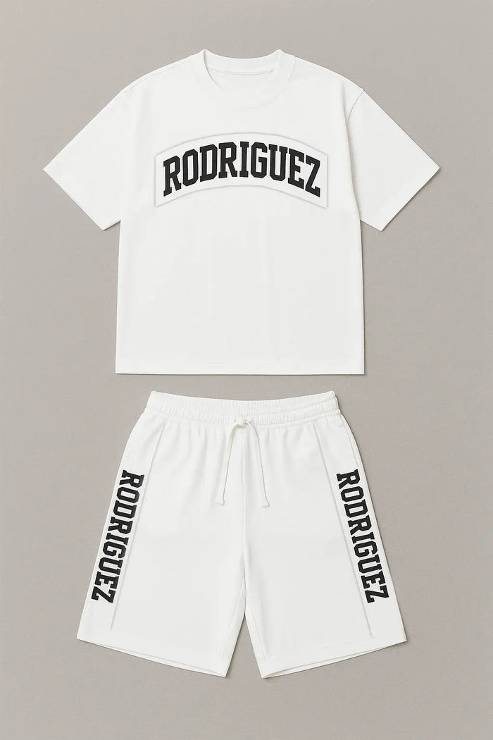 Completo Estivo Diego Rodriguez Uomo | Logo Iconic | Bianco Diego Rodriguez