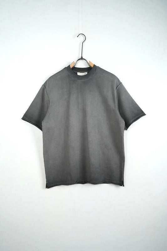 completo t-shirt e pantalone estivo cotone effetto lavato grigio lacci tasche laterali duca homme uomo
