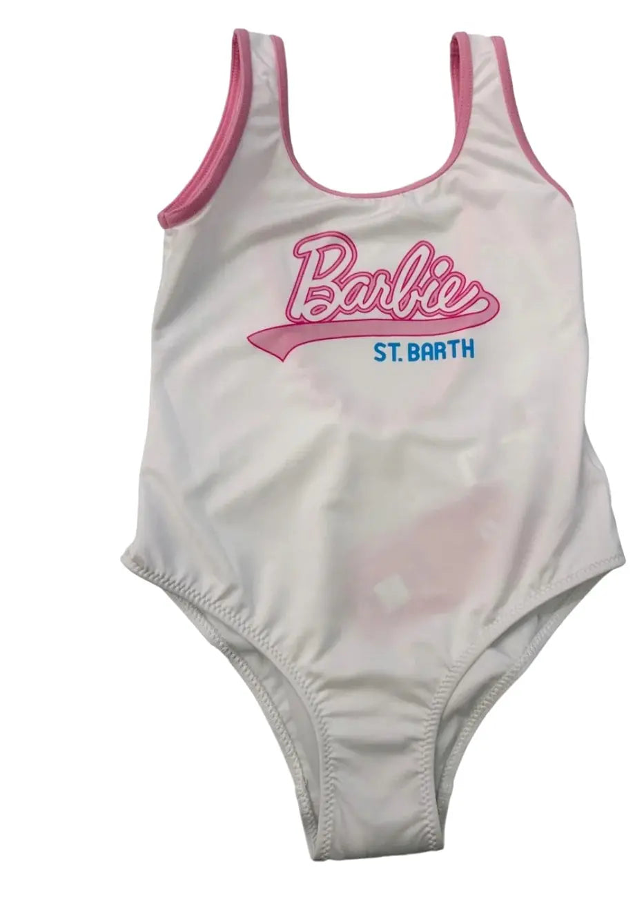 Costume Saint Barth Bambina | Intero Logo Barbie | Mc2 Outlet Mc2 Saint Barth