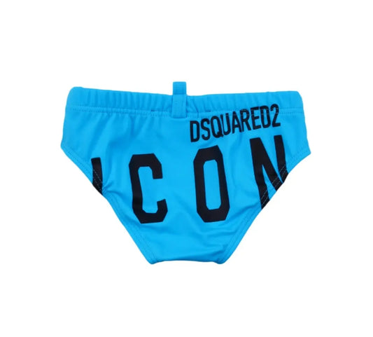 costume dsquared2 icon bambino mutandina celeste