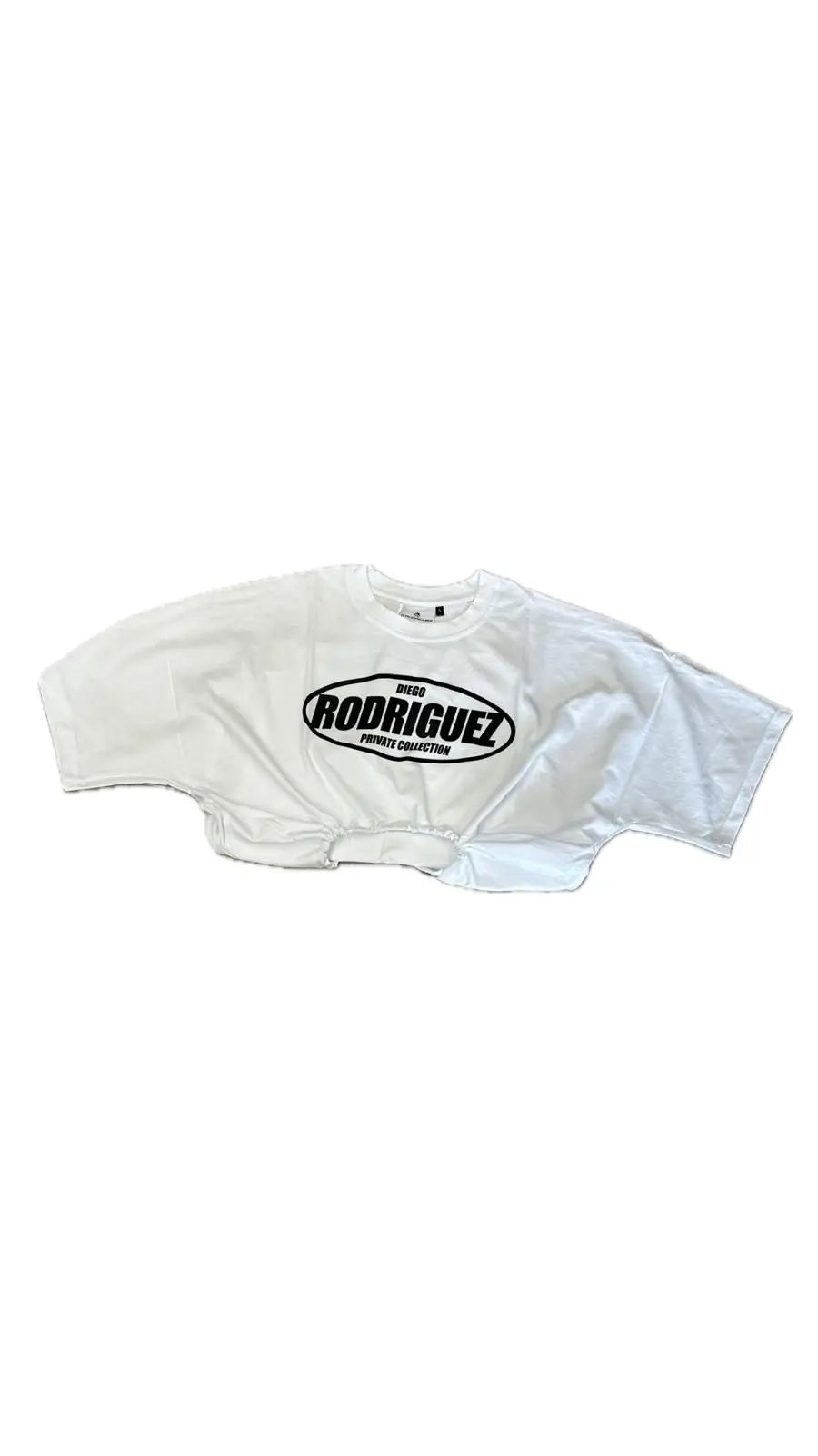 t shirt maglia maglietta diego rodriguez donna corta elastico bianca 1