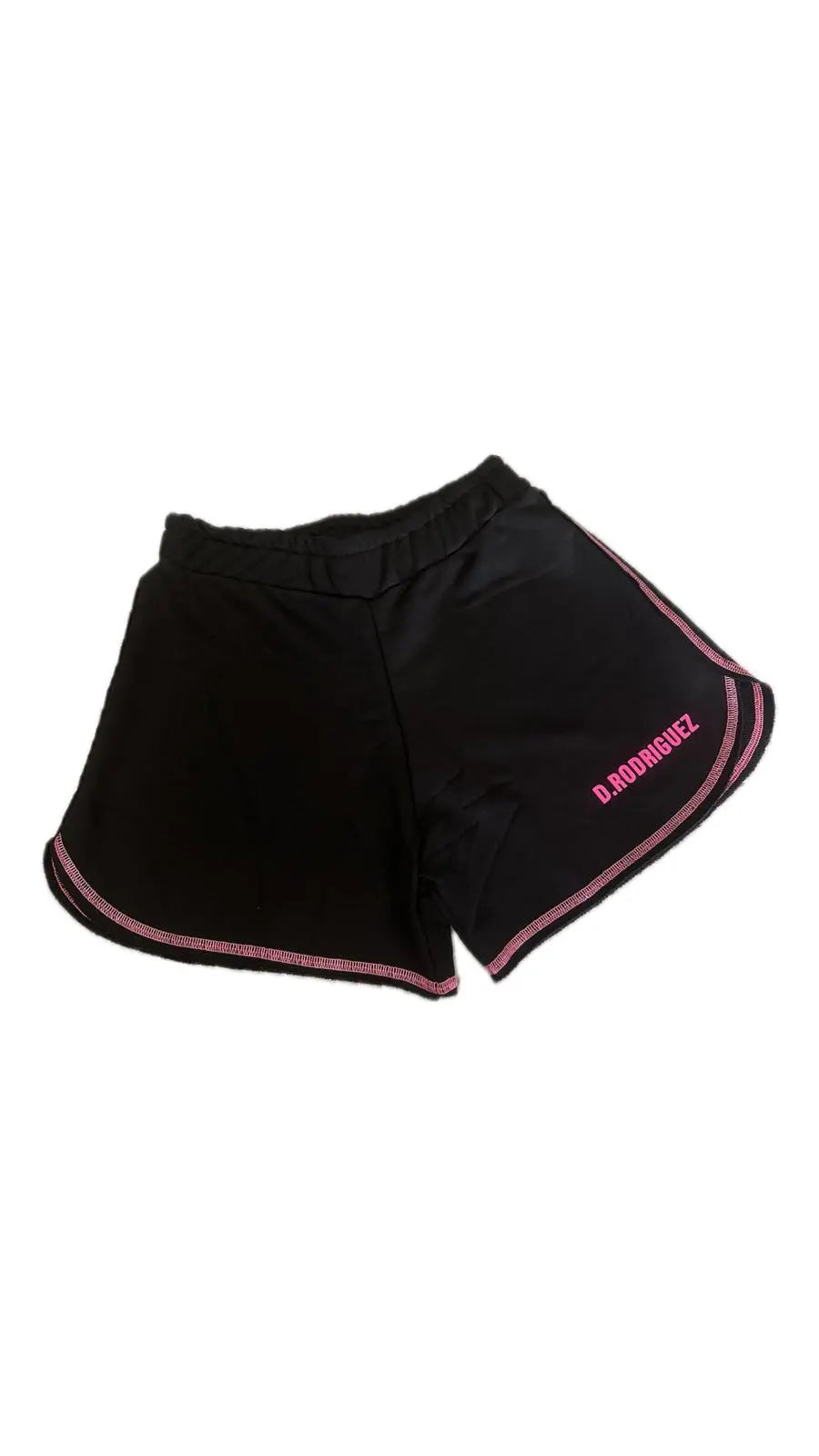diego rodriguez donna completo estivo pantaloncino logo rosa