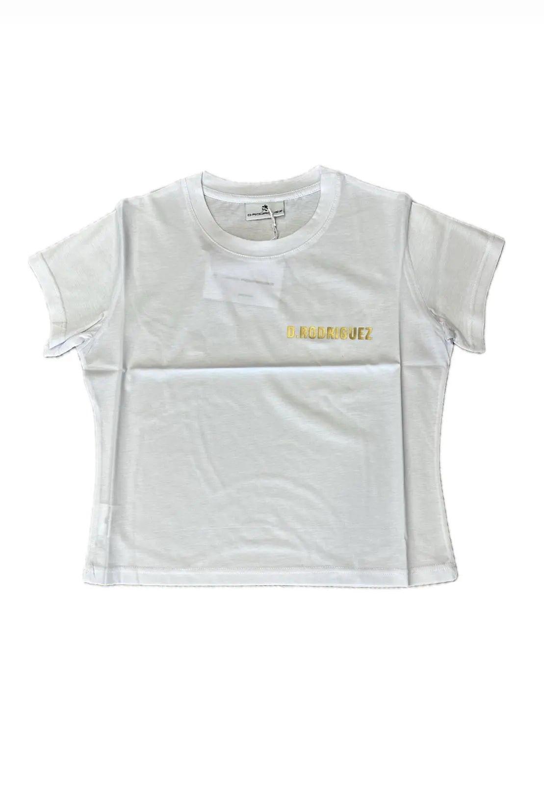t shirt maglia maglietta diego rodriguez donna corta logo oro 1