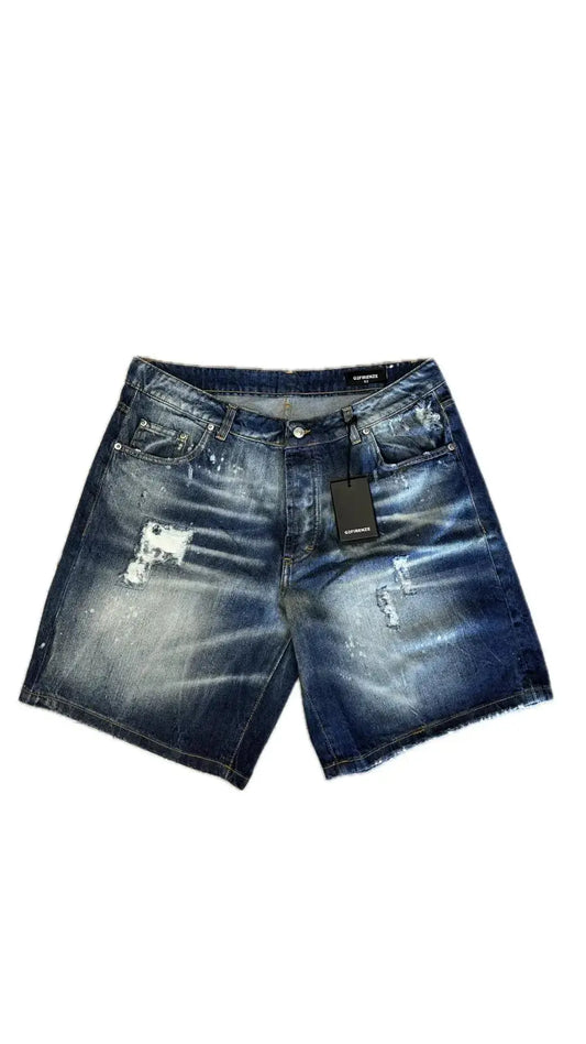 Pantaloncini Jeans G2 Firenze Uomo | Effetto Slavato con Strappi