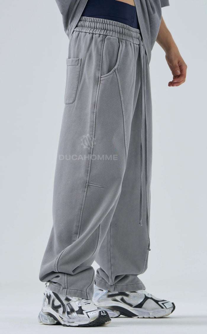 Pantalone Tuta Duca Homme Uomo |Ghiaccio Slavato Duca Homme