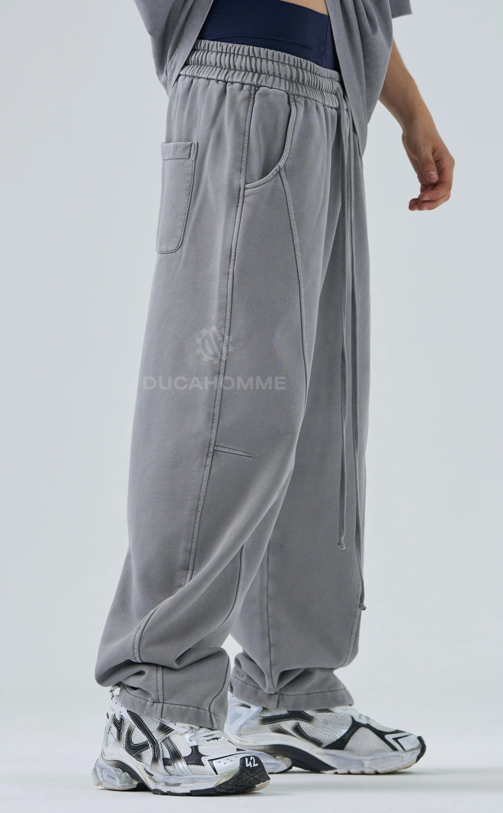 Pantalone Tuta Duca Homme Uomo |Ghiaccio Slavato Duca Homme