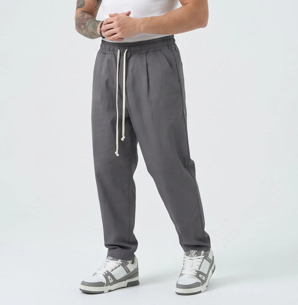 Pantaloni Baggy Duca Homme Grigio Duca Homme
