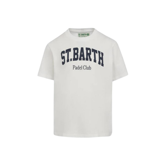 T-SHIRT IN JERSEY DI COTONE LOGO PADDLE MC2 SAINT BARTH (9669964169543)