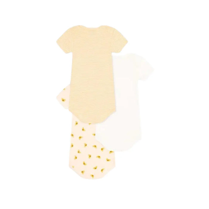 CONFEZIONE DA 3 BODY A MANICHE CORTE KOALA IN COTONE PER NEONATI PETIT BATEAU (8862346346836) (9670052413767)