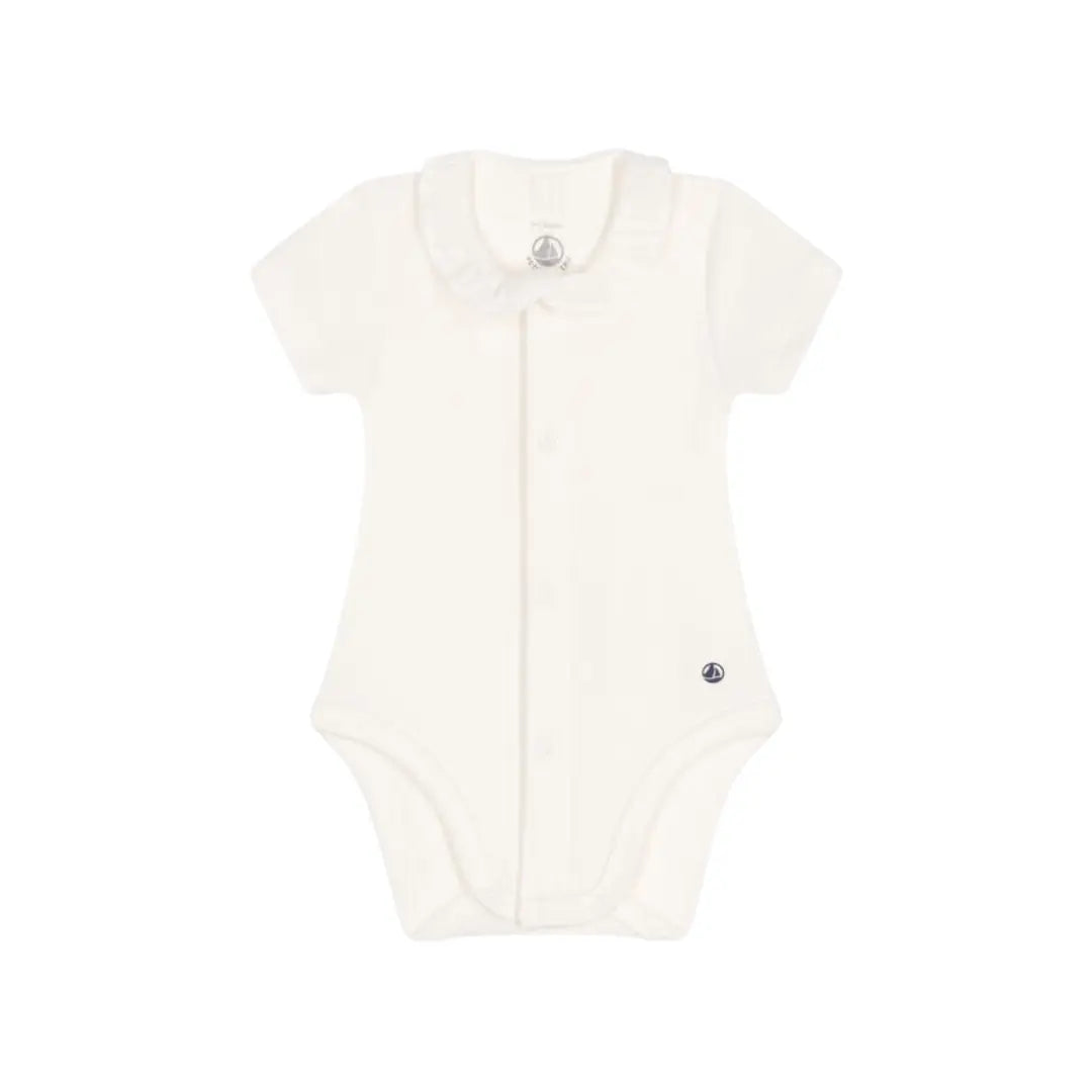 BODY A MANICA CORTA E CON COLLETTO PER BEBÈ PETIT BATEAU (8853751562580) (9670054576455)