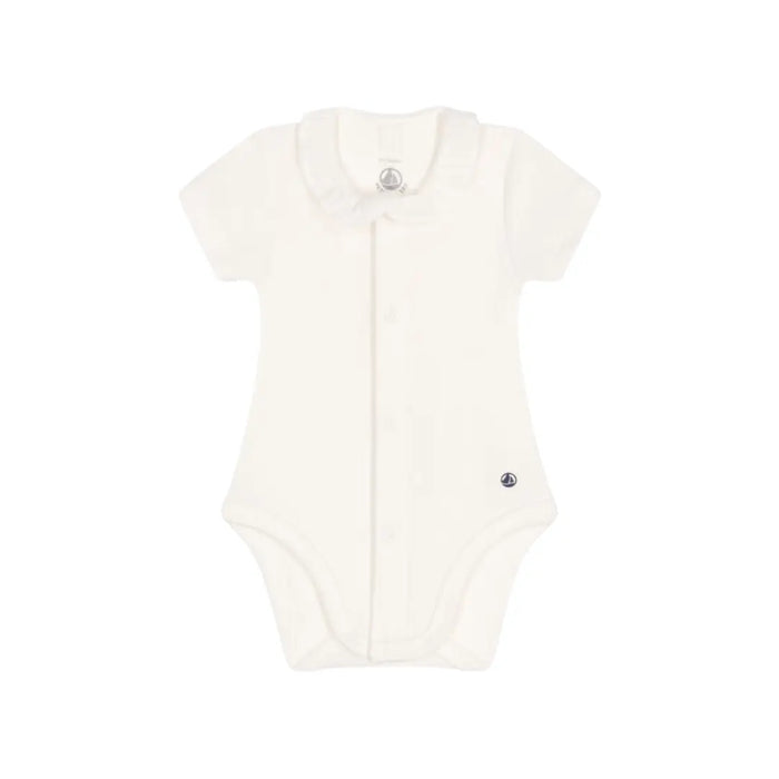 BODY A MANICA CORTA E CON COLLETTO PER BEBÈ PETIT BATEAU (8853751562580) (9670054576455)