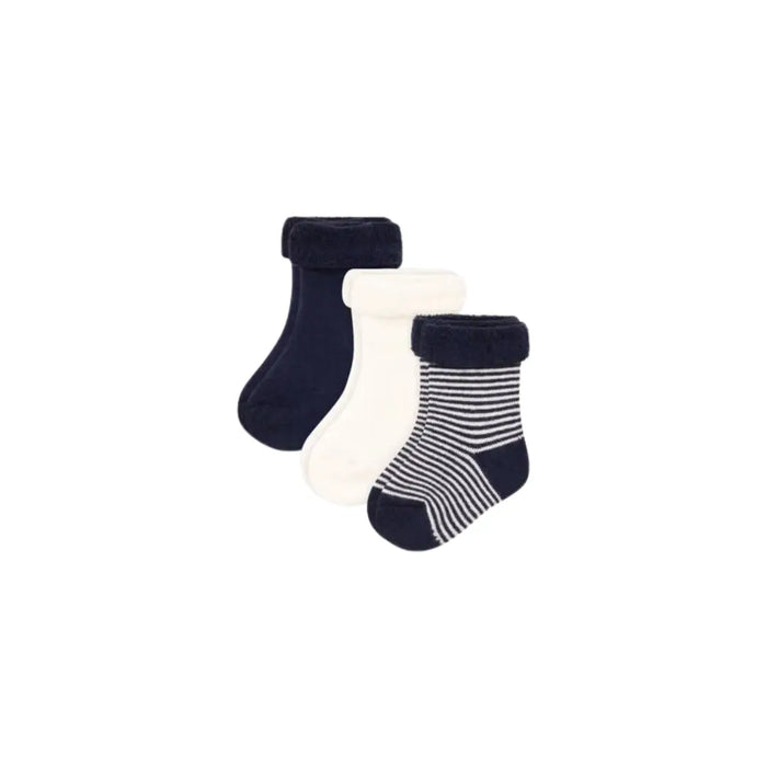 TRIO DI CALZINE NEONATO IN TRICOT PETIT BATEAU (8853496529236) (9670057427271)