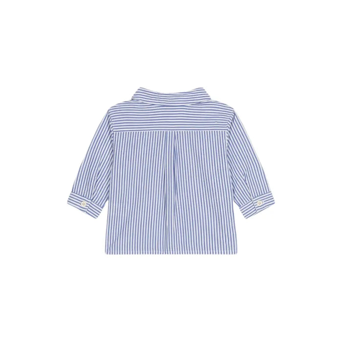CAMICIA BEBÈ IN POPELINE A RIGHE PETIT BATEAU (8853664923988) (9670055231815)