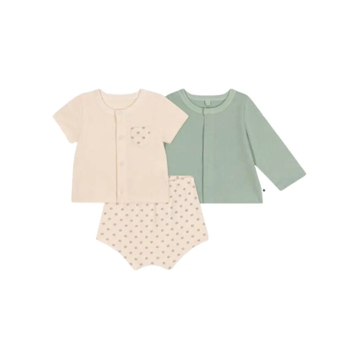 COMPLETO 3 PEZZI BEBÈ IN JERSEY LEGGERO PETIT BATEAU (9052863168852) (9670037668167)