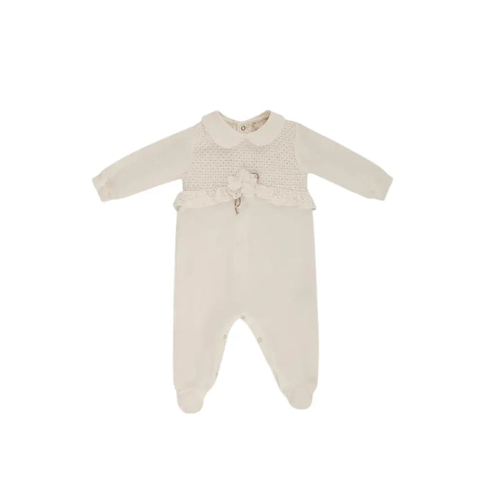 TUTINA CON CORPETTO IN TESSUTO NIDO D'APE DA NEONATA LALALU' (8945788617044) (9669967446343)