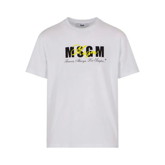 T-SHIRT LOGO MSGM (8979474973012) (9670008439111)