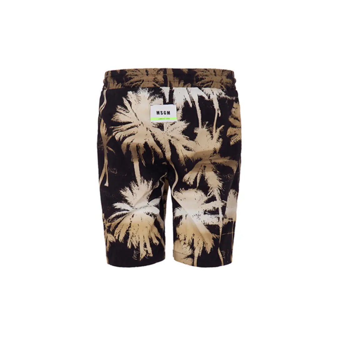PANTALONCINO LOGO PALMS MSGM (8979531596116) (9670008242503)