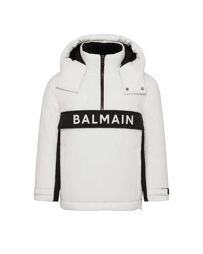 Balmain | Giacca da Sci | Modello Oversize con Logo | Bianco Balmain