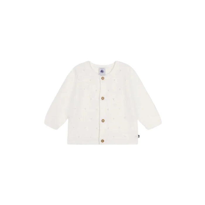 CARDIGAN BEBE' IN TRICOT COTONE TRAFORATO PETIT BATEAU (8867703357780) (9670049136967)