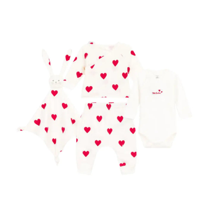 COFANETTO REGALO NASCITA CON CUORE PETIT BATEAU (9088116883796) (9670037176647)