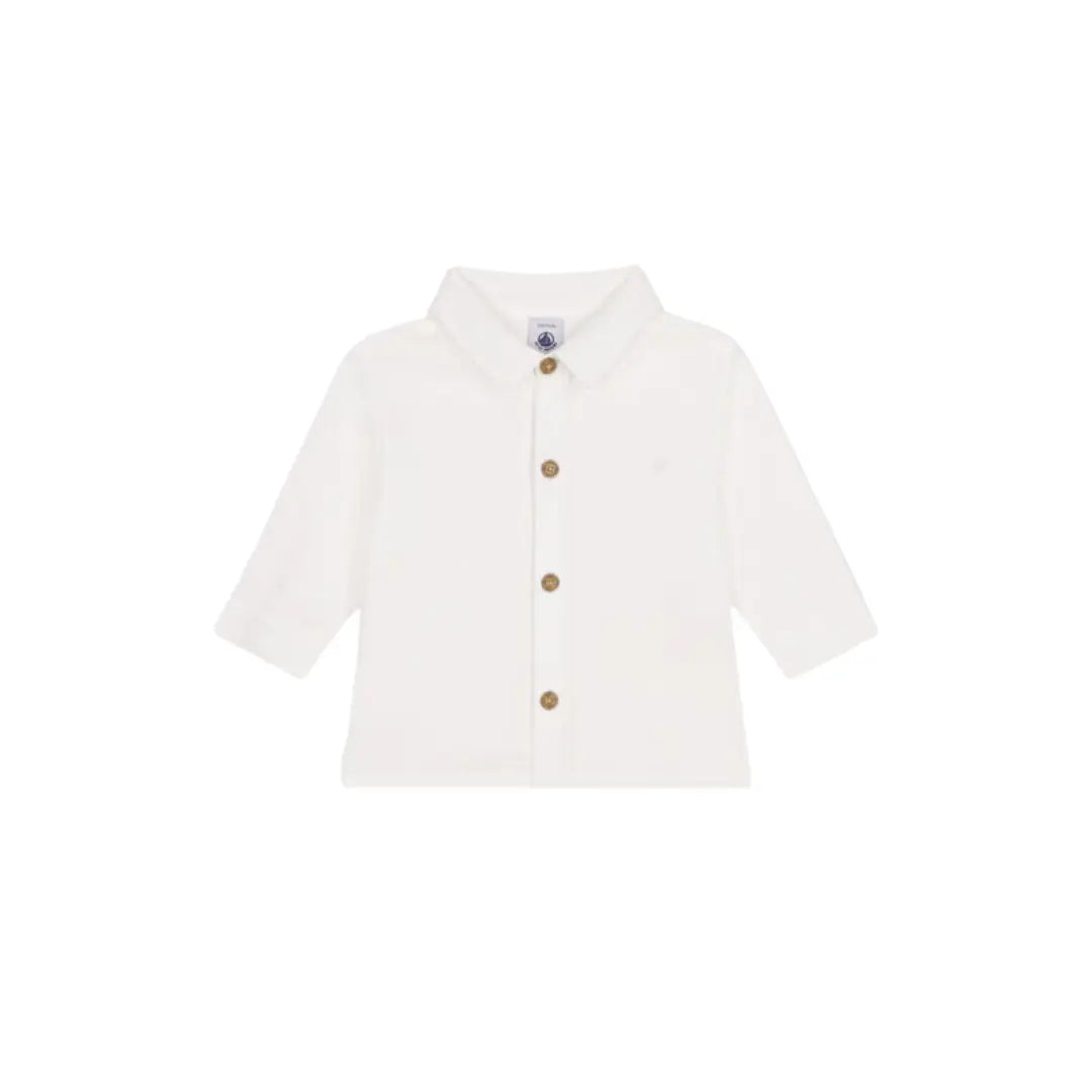 CAMICIA BEBE' IN PIQUET DI COTONE PETIT BATEAU (8853551055188) (9670056345927)