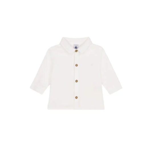CAMICIA BEBE' IN PIQUET DI COTONE PETIT BATEAU (8853551055188) (9670056345927)
