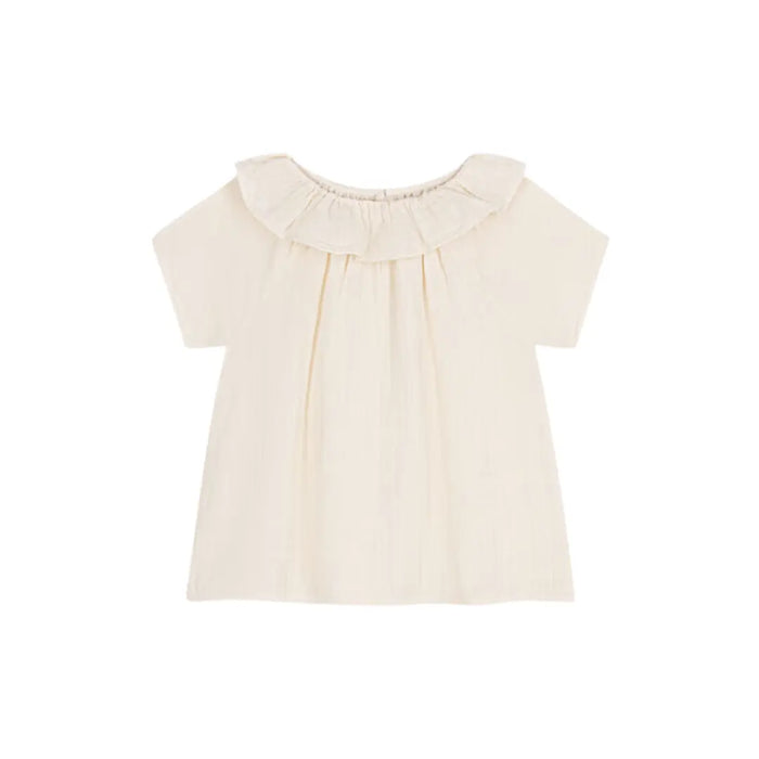 BLUSA IN GARZA DI COTONE BAMBINA PETIT BATEAU (8857294471508) (9670054150471)