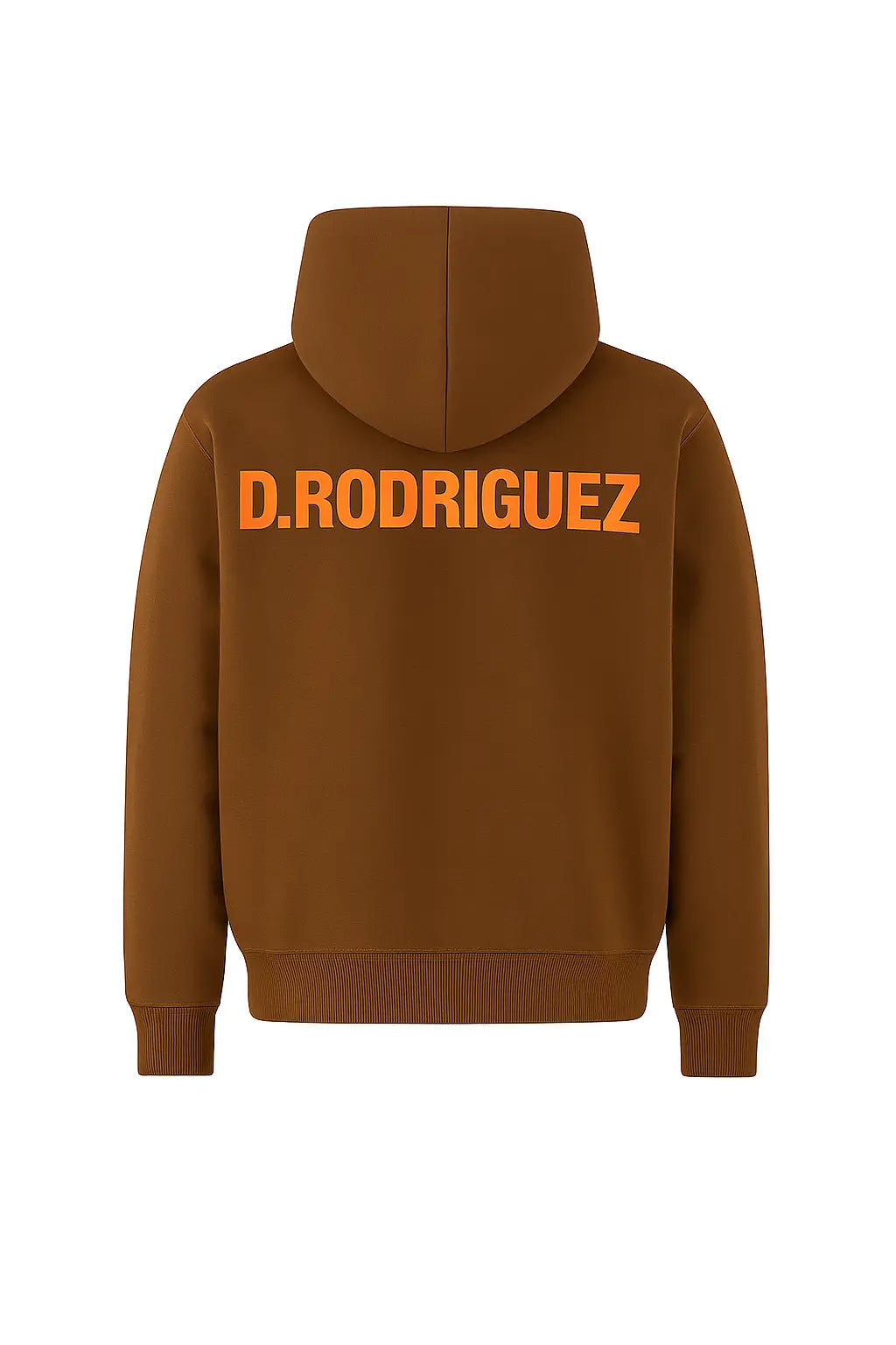 Tuta Diego Rodriguez Uomo | Logo Arancio Fluo | Marrone Tabacco Diego Rodriguez