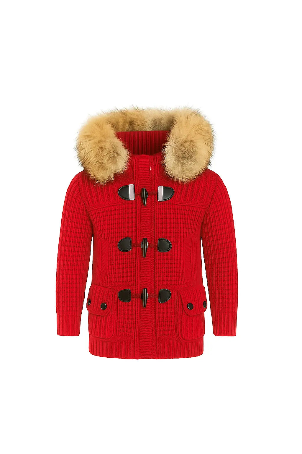 Bark Bambino | Giubbotto Fucsia Chiaro con Pelliccia | Outlet Bark Bambino