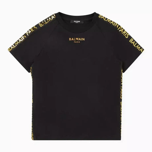 T-SHIRT BALMAIN BANDA ORO (9669881626951)