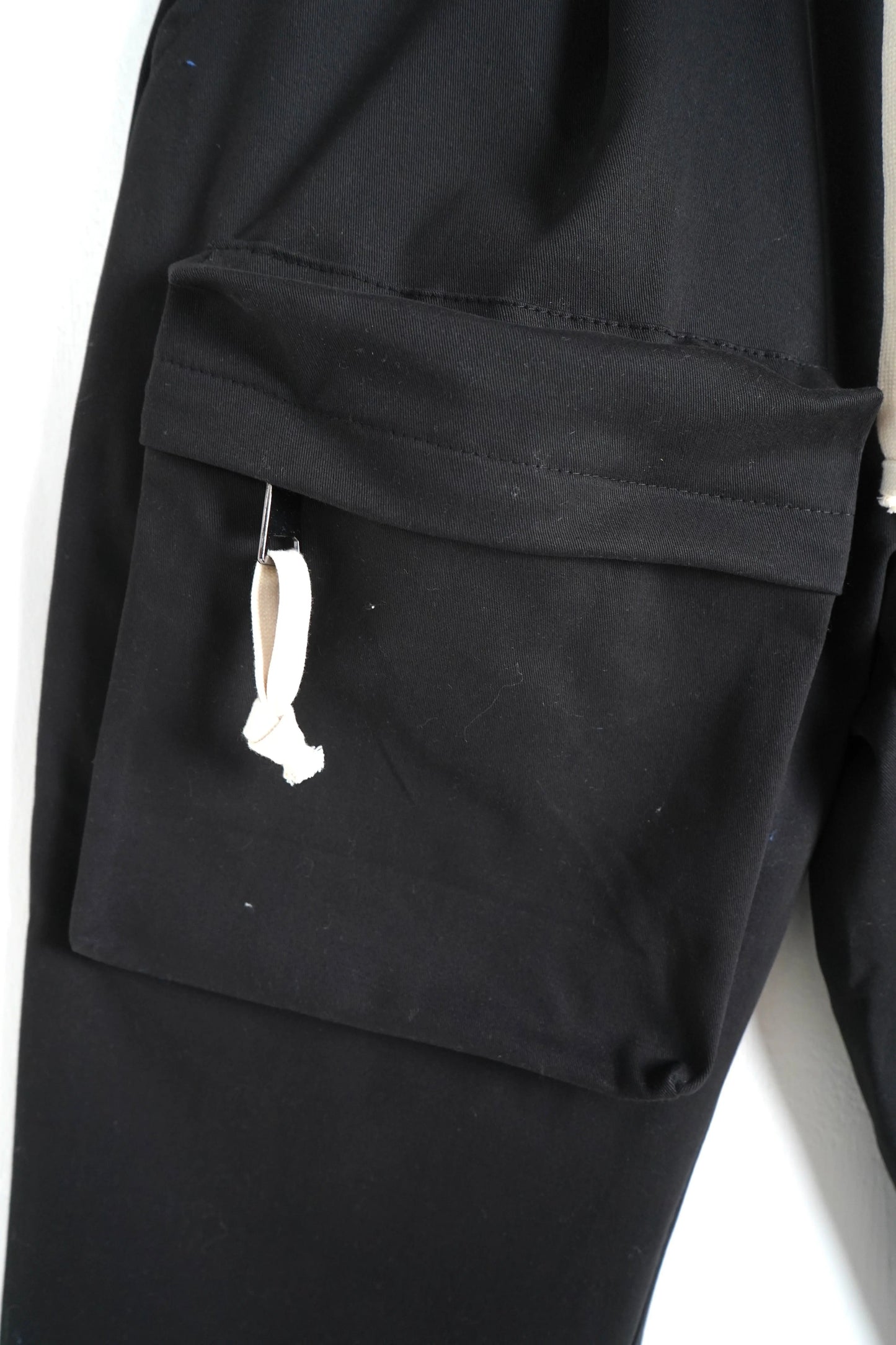 pantaloni duca homme cargo bambino tasche lacci nero negozio online 1