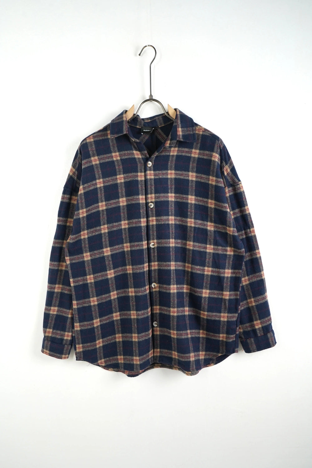 Camicia Quadri Duca Homme Oversize Blu- Beige Duca Homme