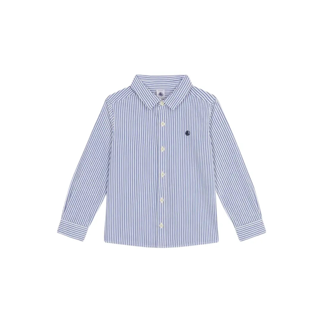 CAMICIA A RIGHE BAMBINO PETIT BATEAU (8853666922836) (9670055199047)