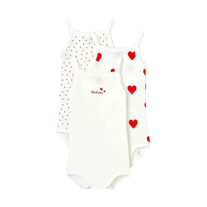 CONFEZIONE DA 3 BODY CON SPALLINE BEBÈ PETIT BATEAU (8865264664916) (9670050742599)